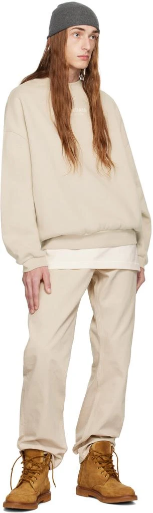 Essentials Taupe Crewneck Sweatshirt 4