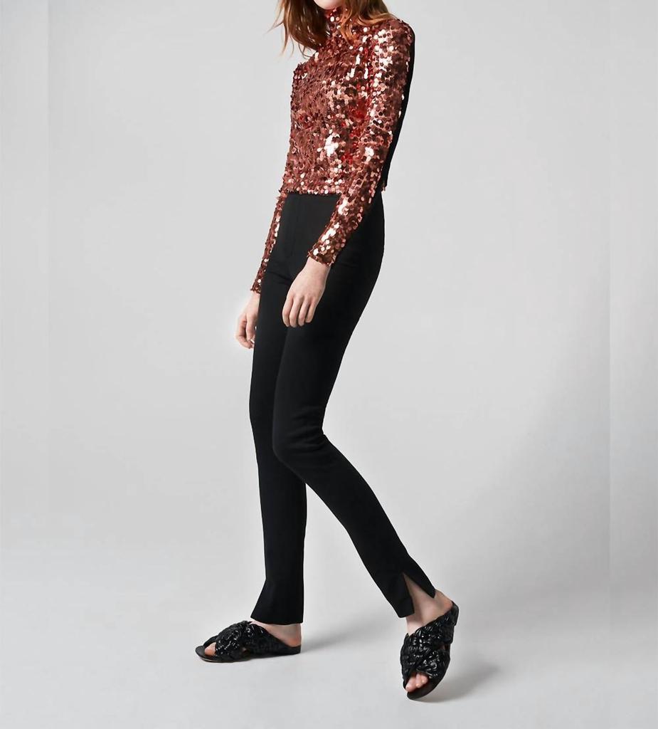Smythe Smythe - High Waisted Side Slit Pant
