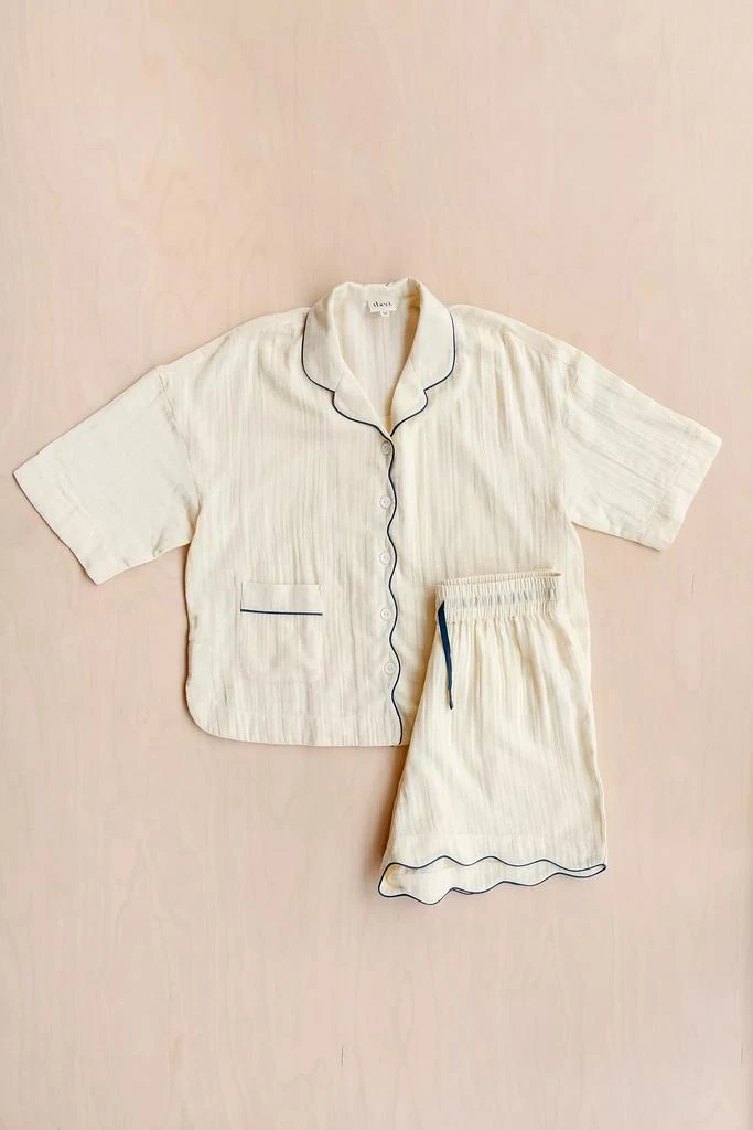 TBCo TBCo Cotton Scalloped Pajama Set 2