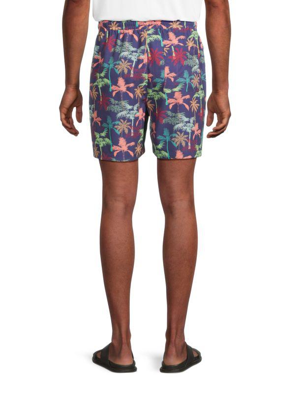 WeSC ​Austin Tropical-Print Drawstring Shorts