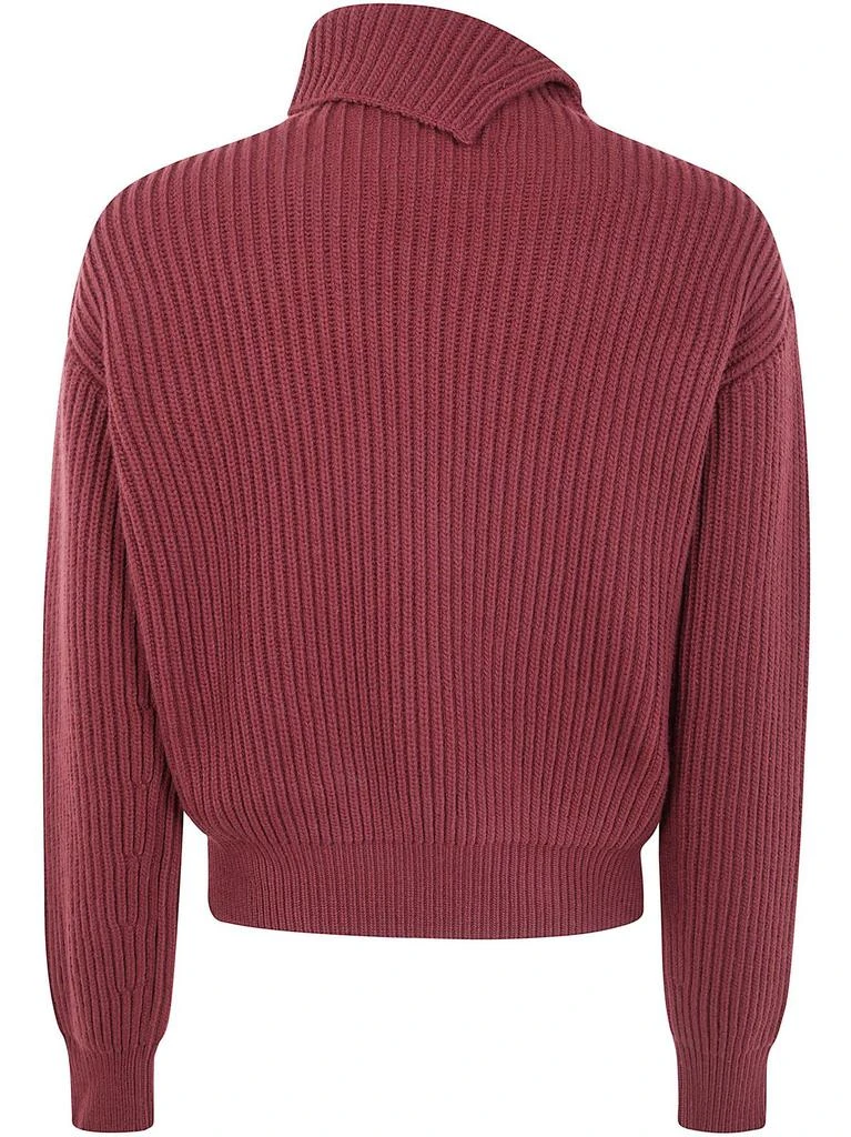 Jil Sander Jil Sander Asymmetric Neck Ribbed Jumper from Cettire