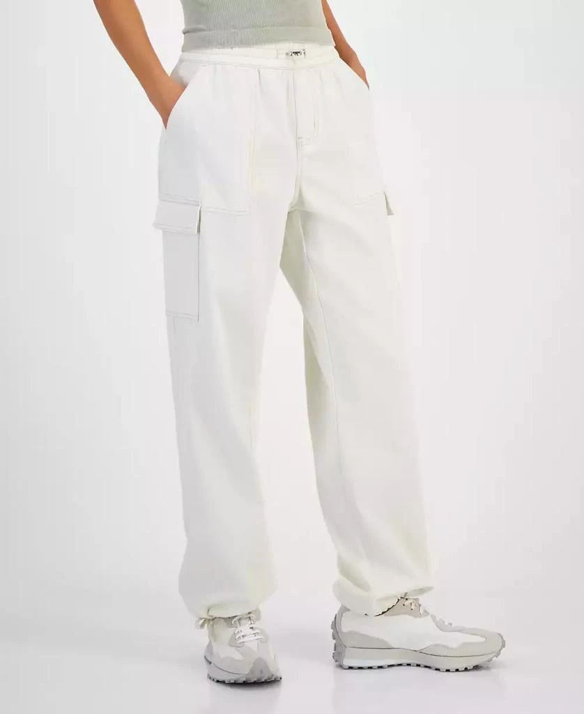 Vanilla Star Juniors' High-Rise Slim-Leg Cargo Pants 7
