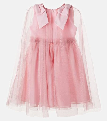 Patachou Bow-detail tulle dress 2