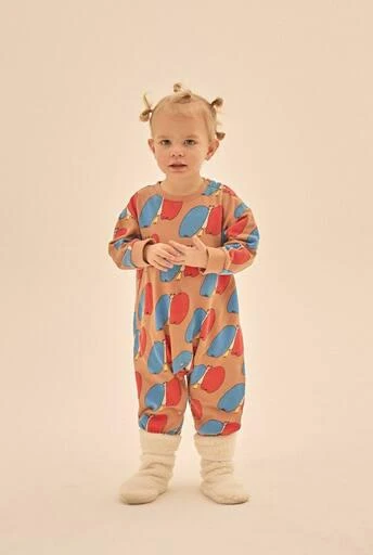 Jellymallow Baby Bird cotton jersey onesie 4