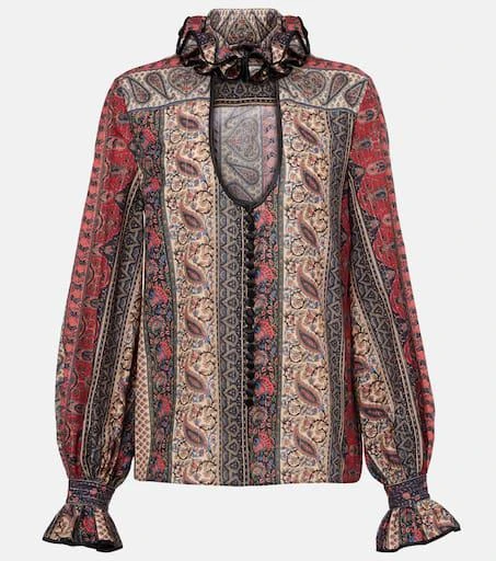 Valentino Paisley cotton muslin blouse 1