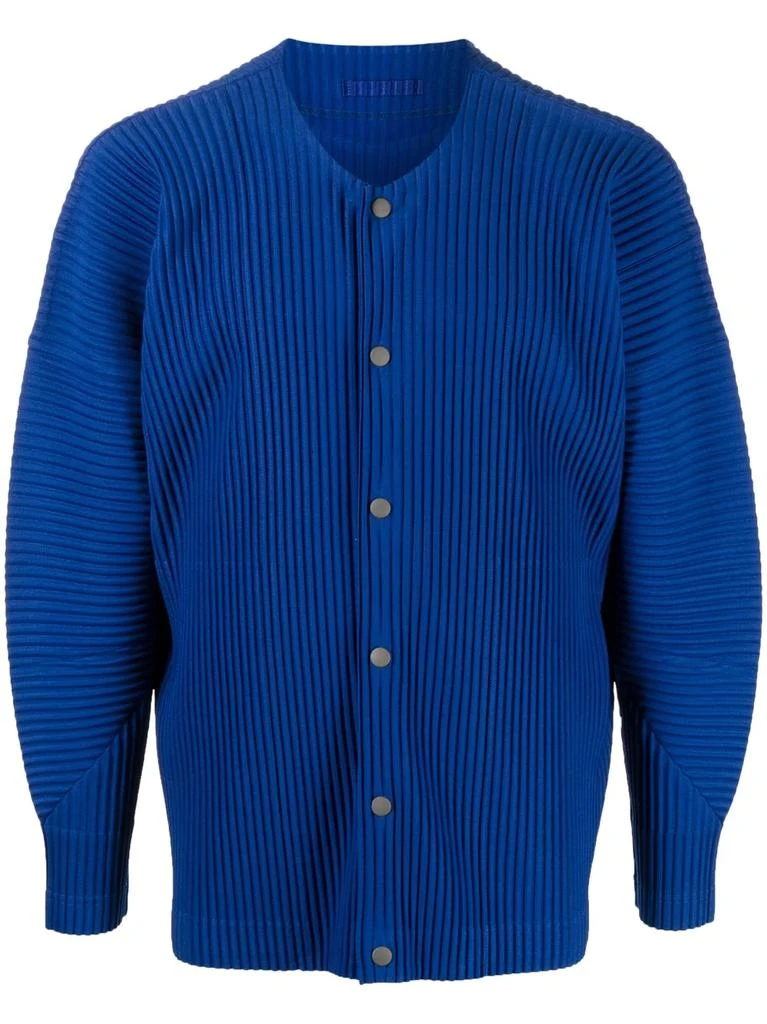 Homme Plissé Issey Miyake pleated button jacket - men 1