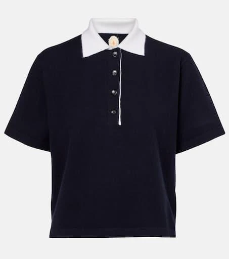 Shop Cropped cashmere polo shirt on Sale at BeyondStyle – Get