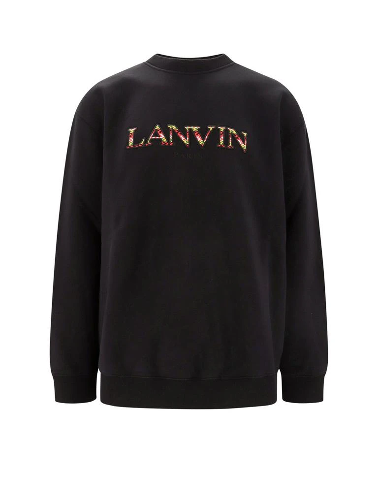 Lanvin Lanvin Logo Embroidered Crewneck Sweatshirt 1