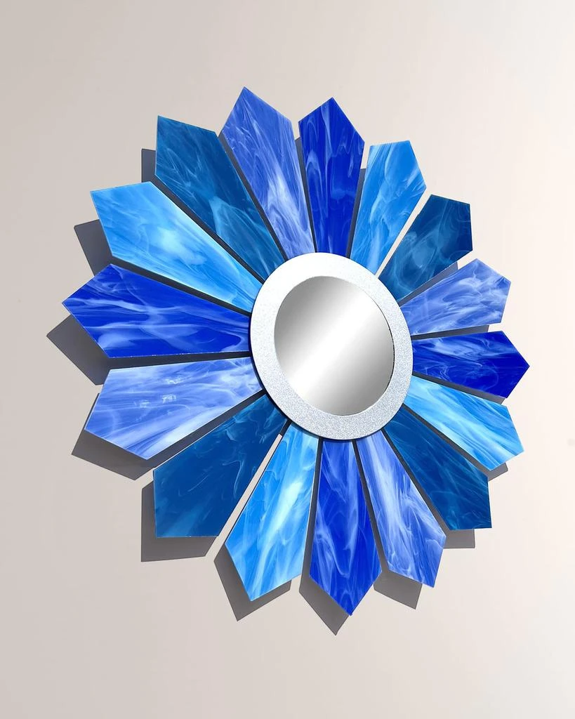 Karo Studios "Sunburst AH" Sculptural Wall Mirror - 30" 2