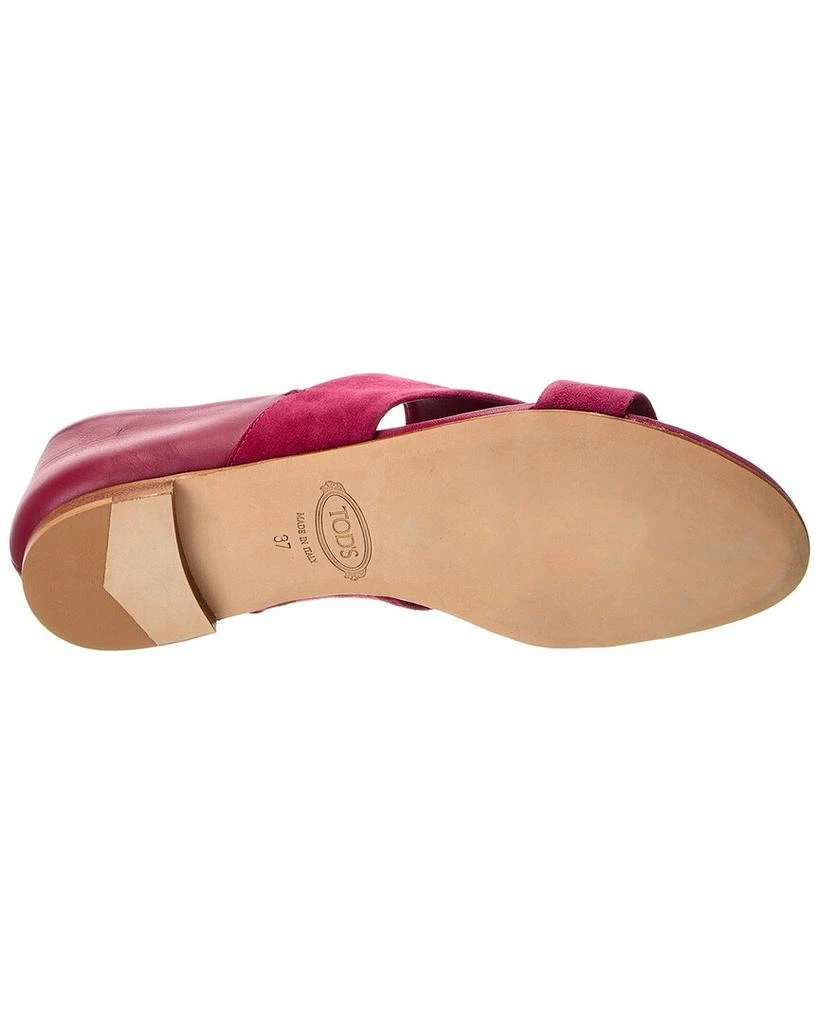 Tod's TOD’s Leather & Suede Sandal 4