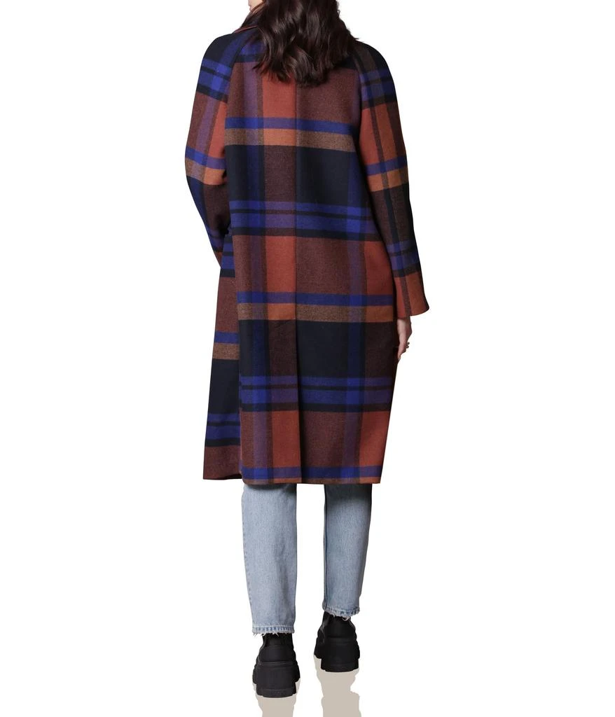 Avec Les Filles Double-Face Plaid Raglan Coat 3