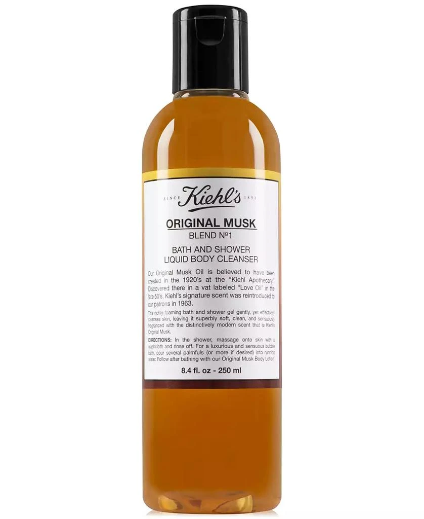 Kiehl's Original Musk Bath & Shower Liquid Body Cleanser, 8.4-oz. 1