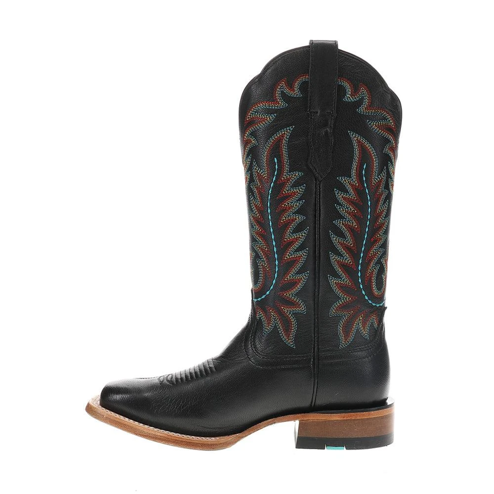 Ariat Frontier Tilly Embroidered Square Toe Pull On Cowboy Boots 3