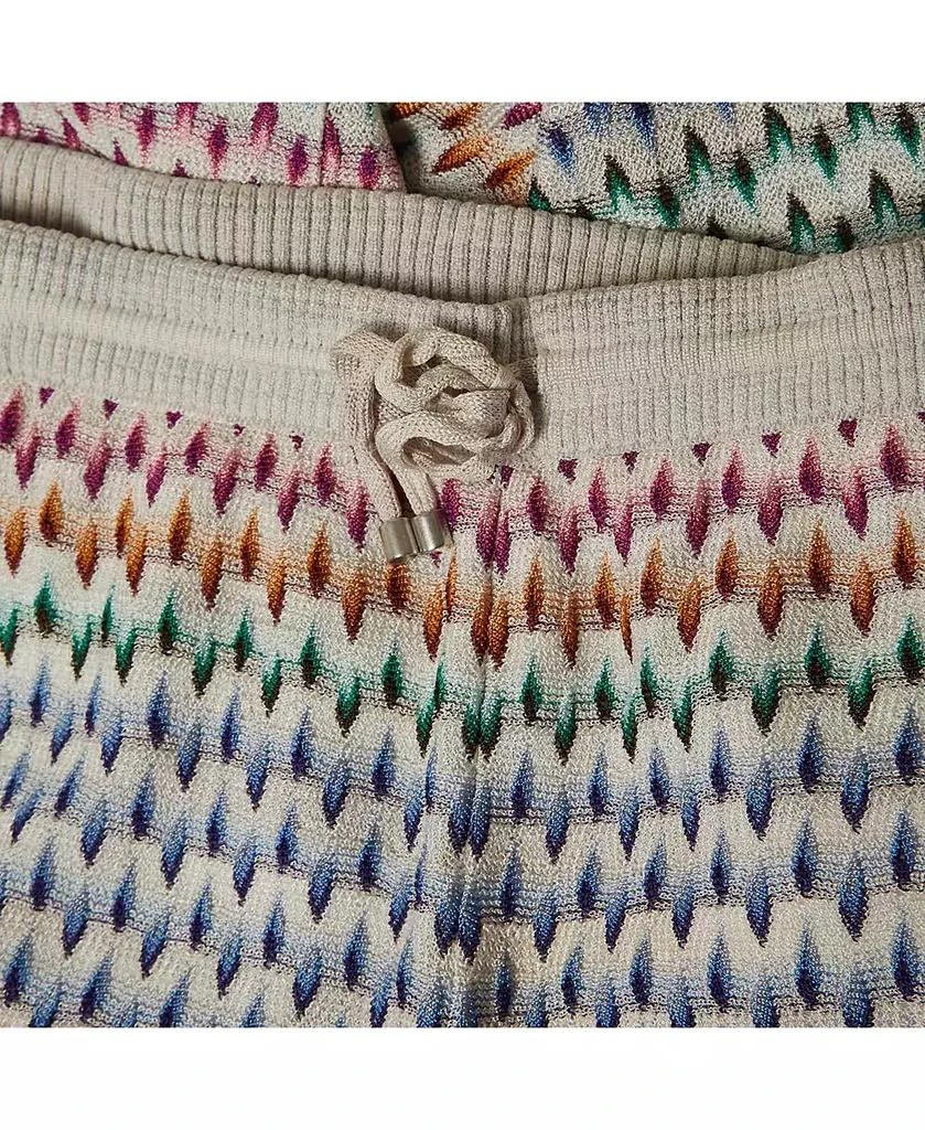 Pre-Owned Missoni Women's Grey Patterned Knit Jogger Pants 4