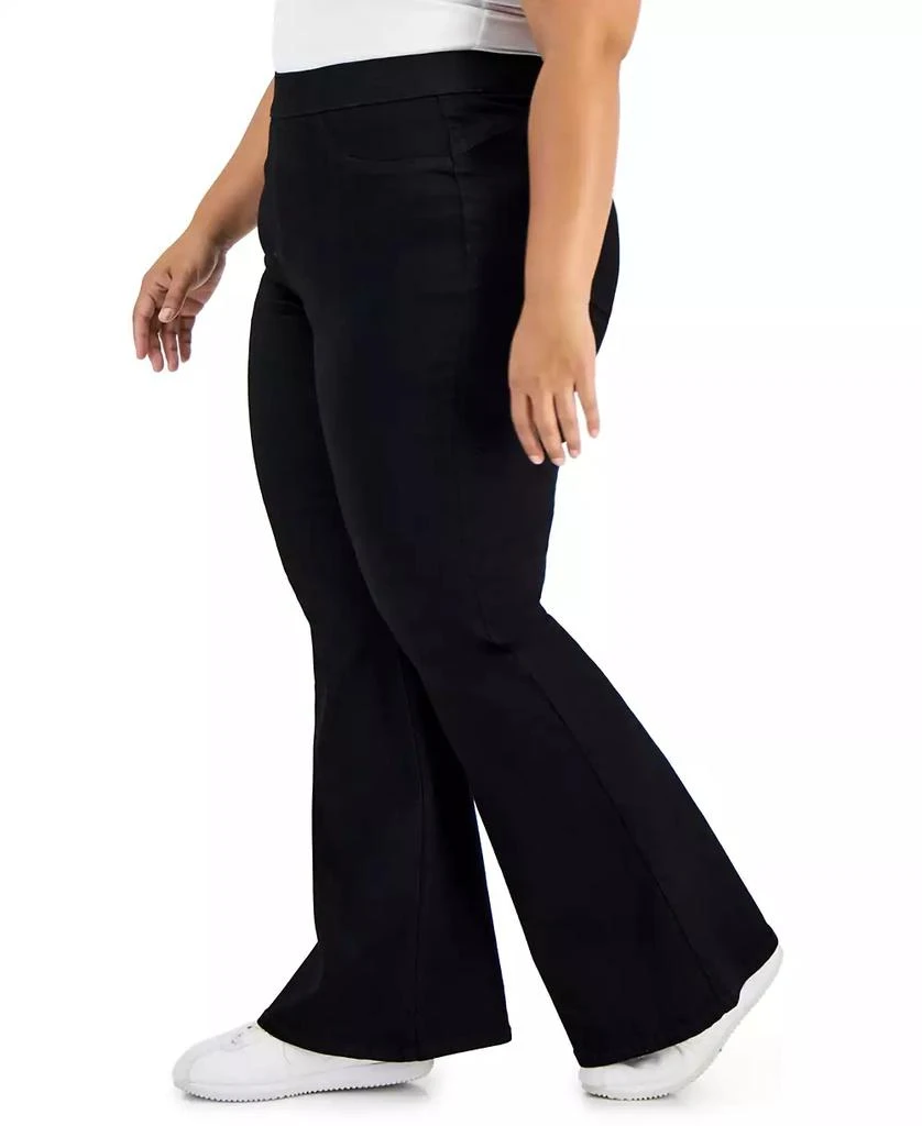 Celebrity Pink Trendy Plus Size Curvy Pull-On Flare-Leg Jeans 3