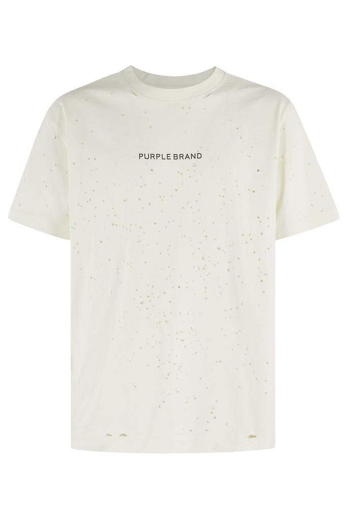 Purple Brand Flower Heavyweight Jersey Oversized T-Shirt - T