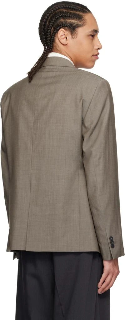 mfpen Taupe Single Breasted Blazer 3