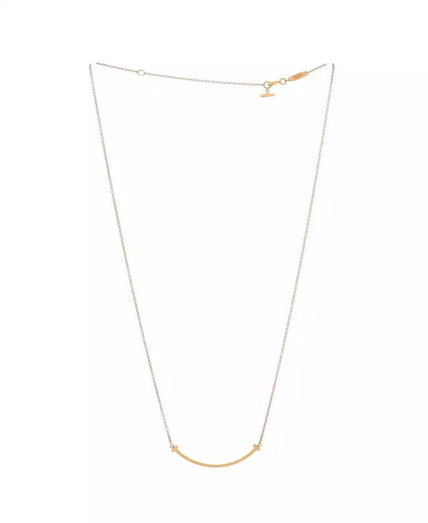 Pre-Owned Tiffany 
Co T Smile Pendant Necklace 2