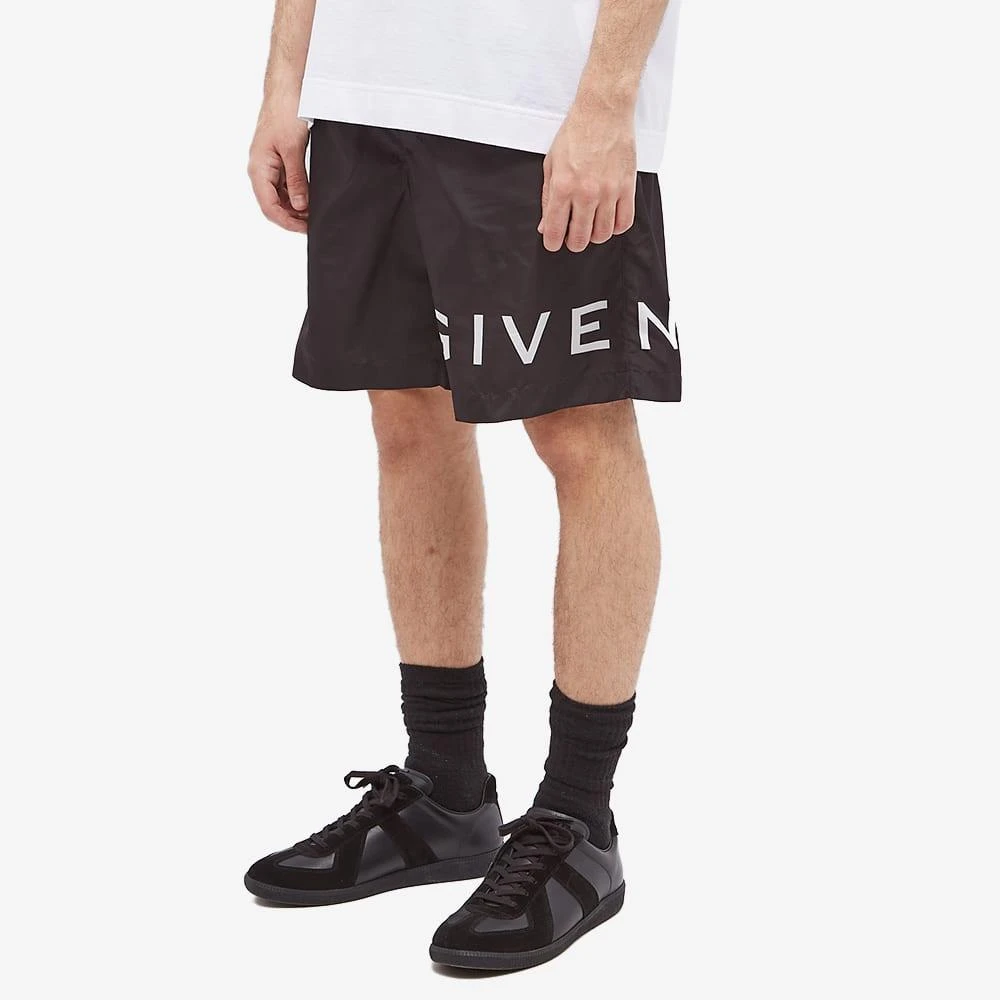 Givenchy Givenchy Logo Long Swim Shorts 2