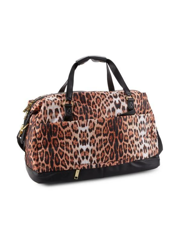 cavalli CLASS Leopard-Print Travel Duffel 4
