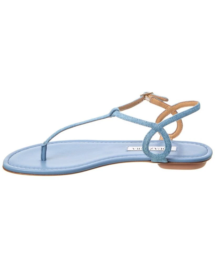 Aquazzura Almost Bare Denim & Leather Sandal 2