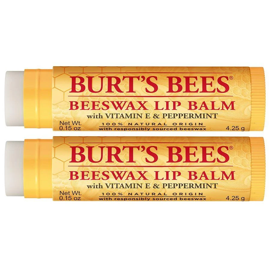 Burt's Bees 100% Natural Origin Moisturizing Lip Balm Original Beeswax 5