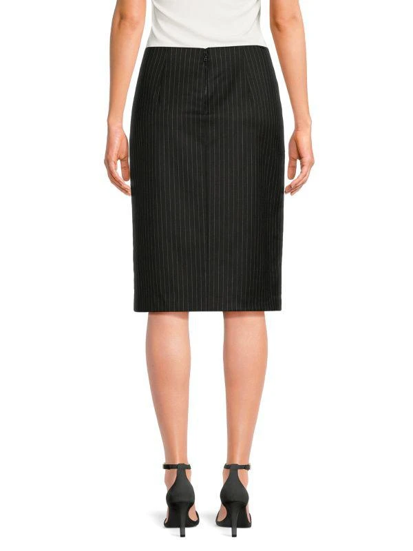 Alice + Olivia Striped Slit Skirt 2