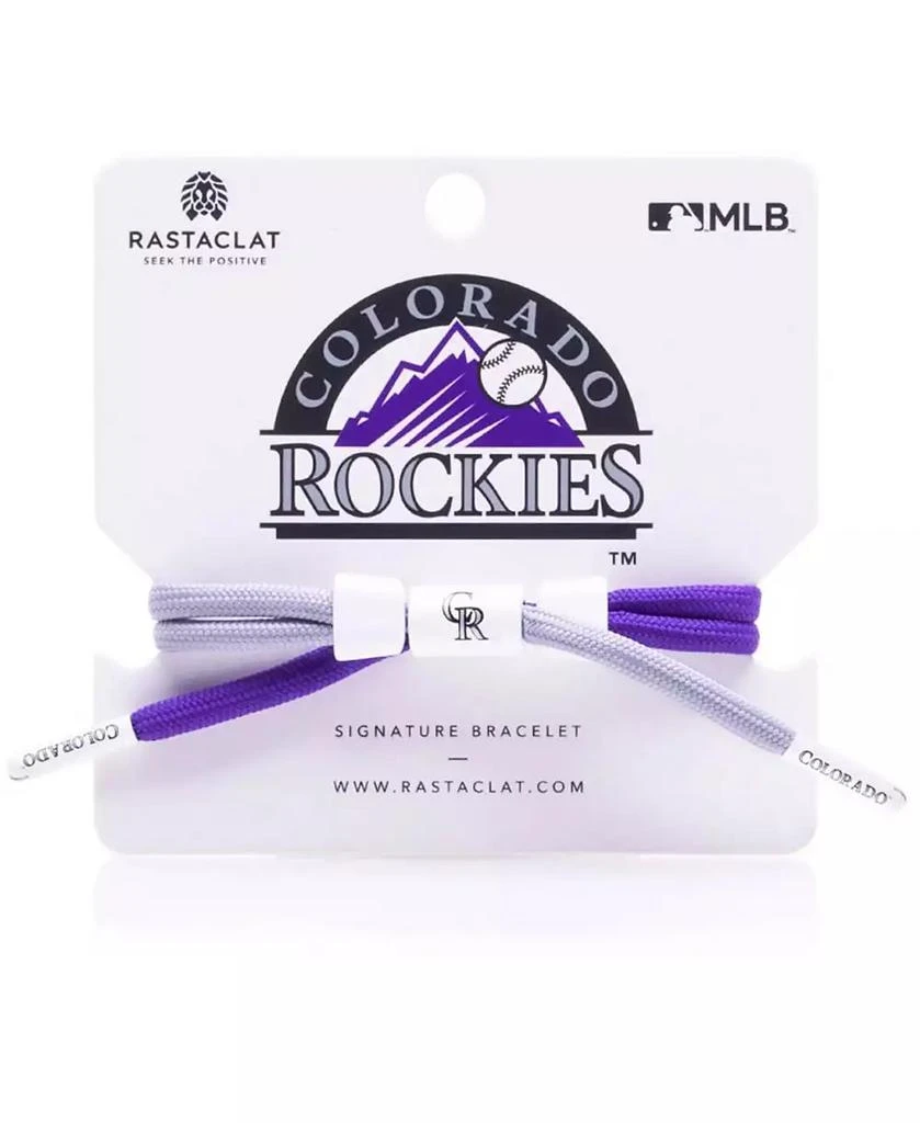 Rastaclat Men's Colorado Rockies Signature Outfield Bracelet 1