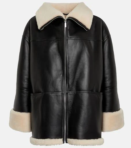 Totême Oversized shearling jacket 1