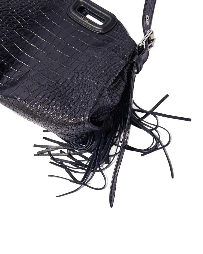 Maje Miss M Mini Embossed Leather Bag 4