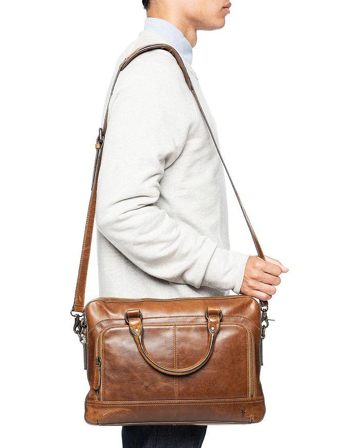 Frye Men's Logan Leather Work Bag 5