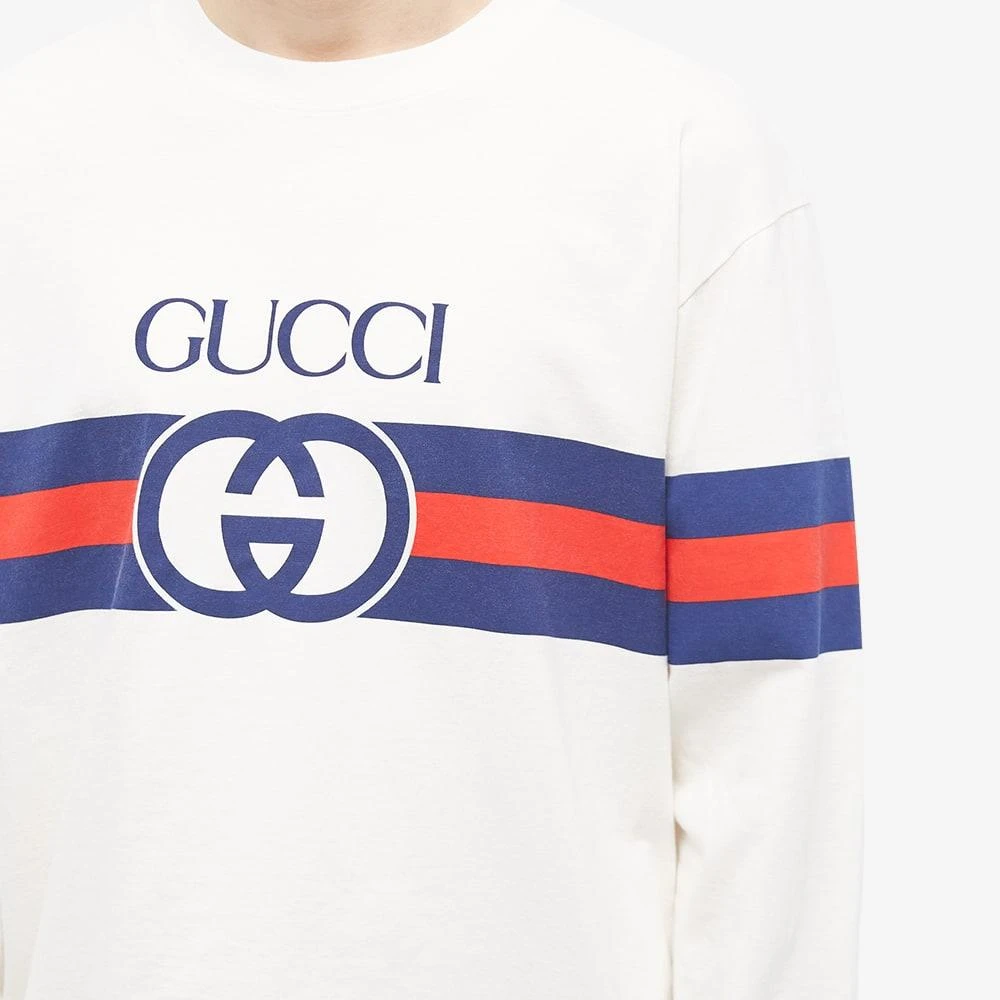 Gucci Gucci Long Sleeve New Logo T-Shirt 5