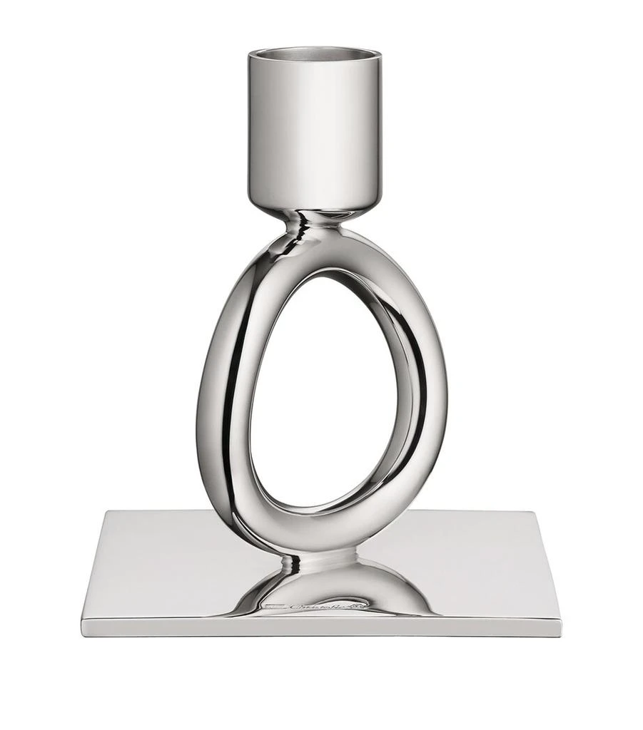Christofle Silver-Plated Vertigo Ring Candlestick 1