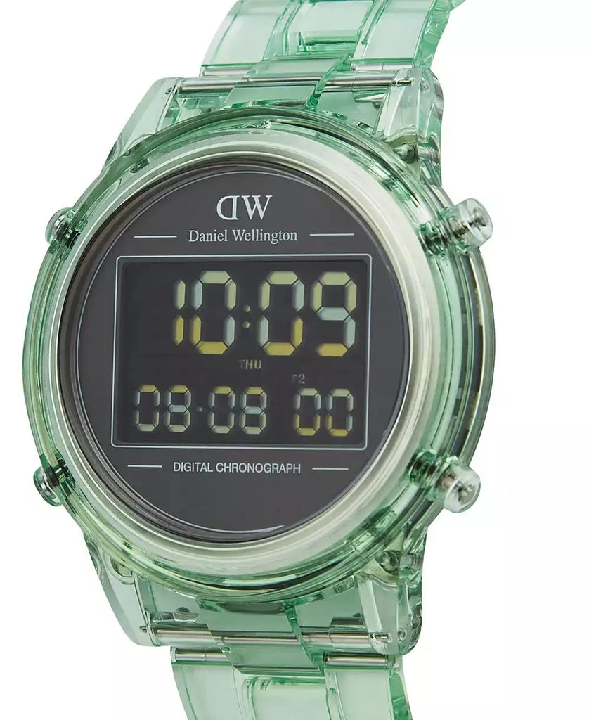 Daniel Wellington Men's Chronograph Green Plastic Watch, 42mm 3