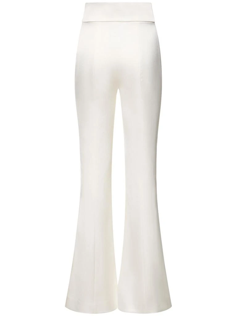 GALVAN Satin Sculpted Straight Leg Pants 4