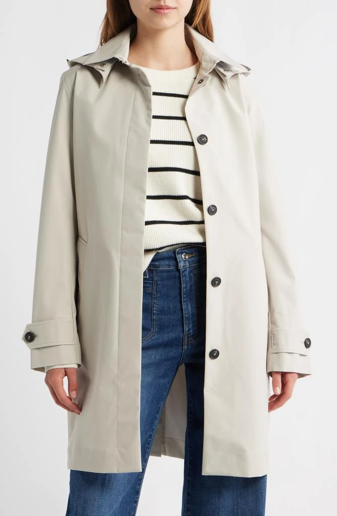 Save The Duck Jackie Water Resistant Raincoat with Removable Hood 4