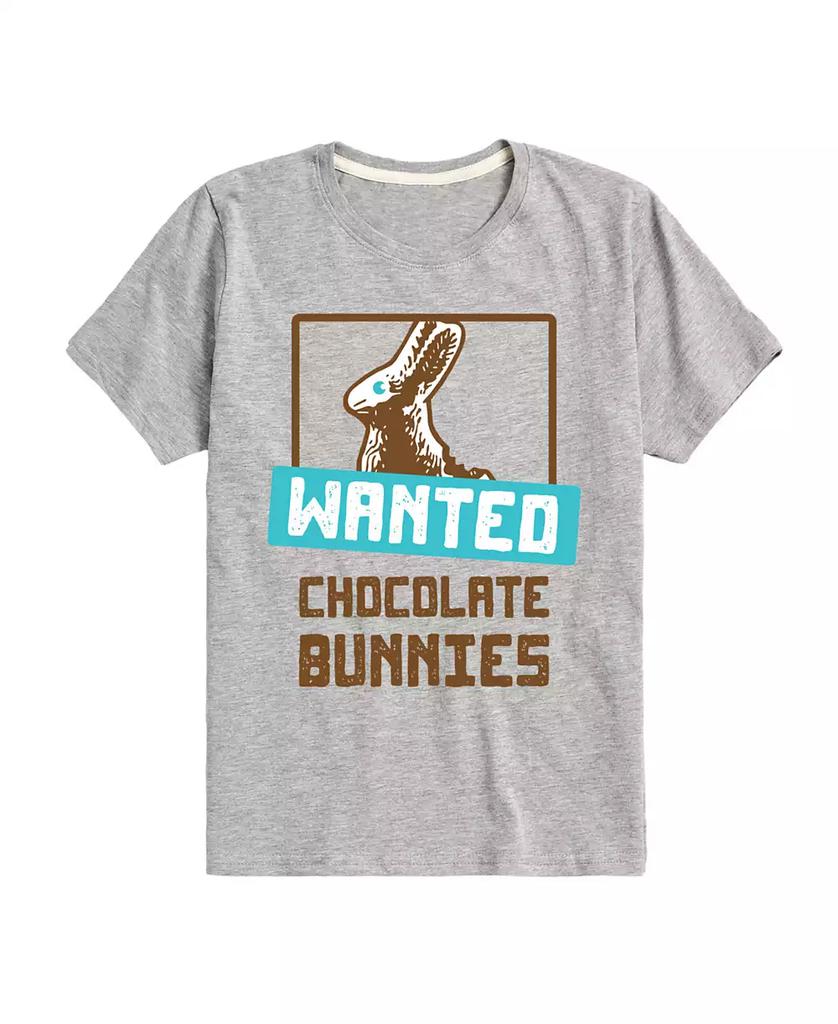 Hybrid Toddler Boys Wanted Chocolate Bunnies Easter Graphic T-Shirt