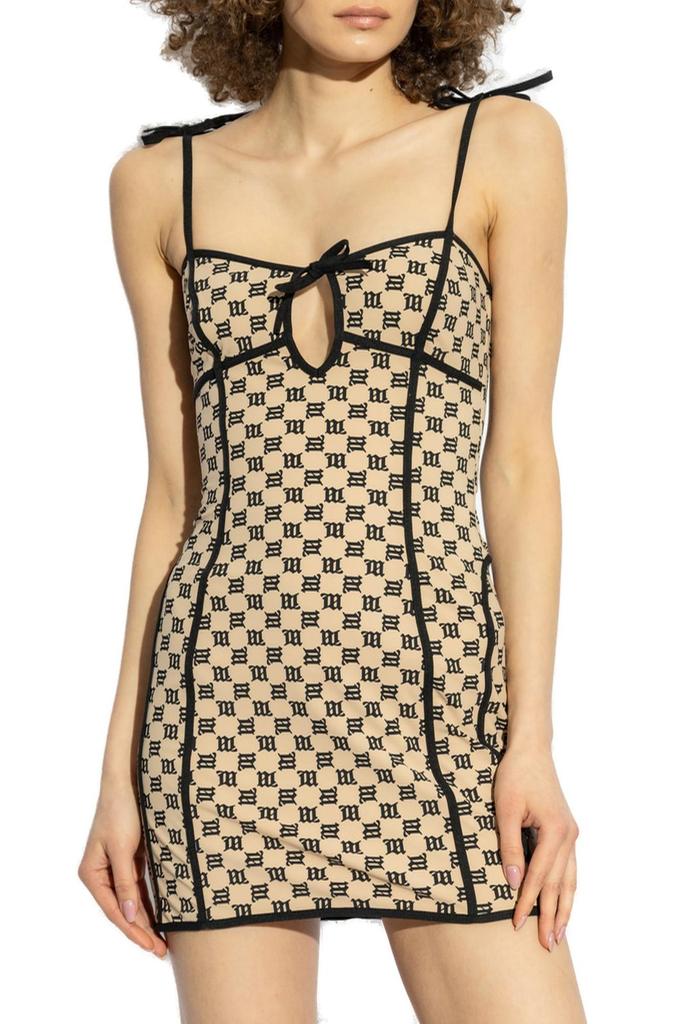 Misbhv Misbhv Monogram Coquette Mini Dress