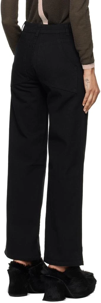 Eckhaus Latta Black Wide Leg Jeans 3