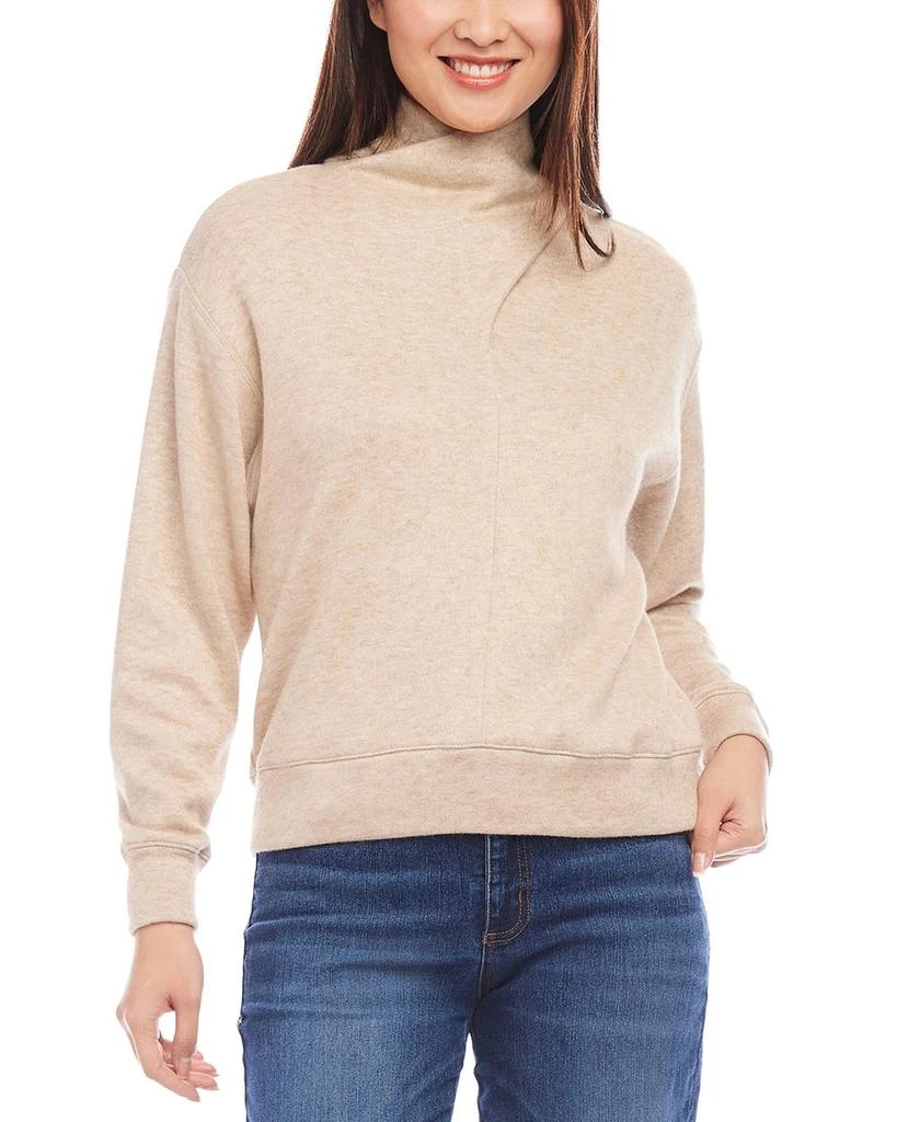 Karen Kane Faux Wrap Turtleneck Sweater 1