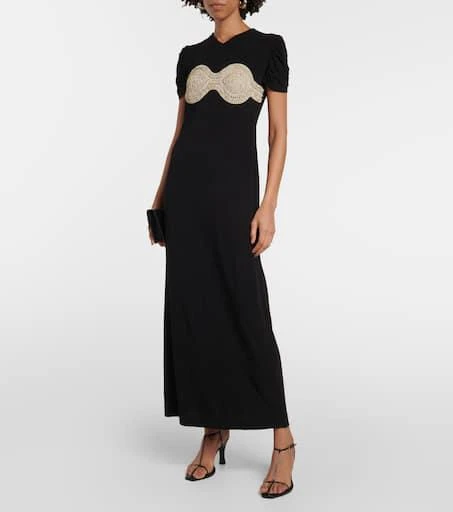 Christopher Esber Embellished jersey maxi dress 2