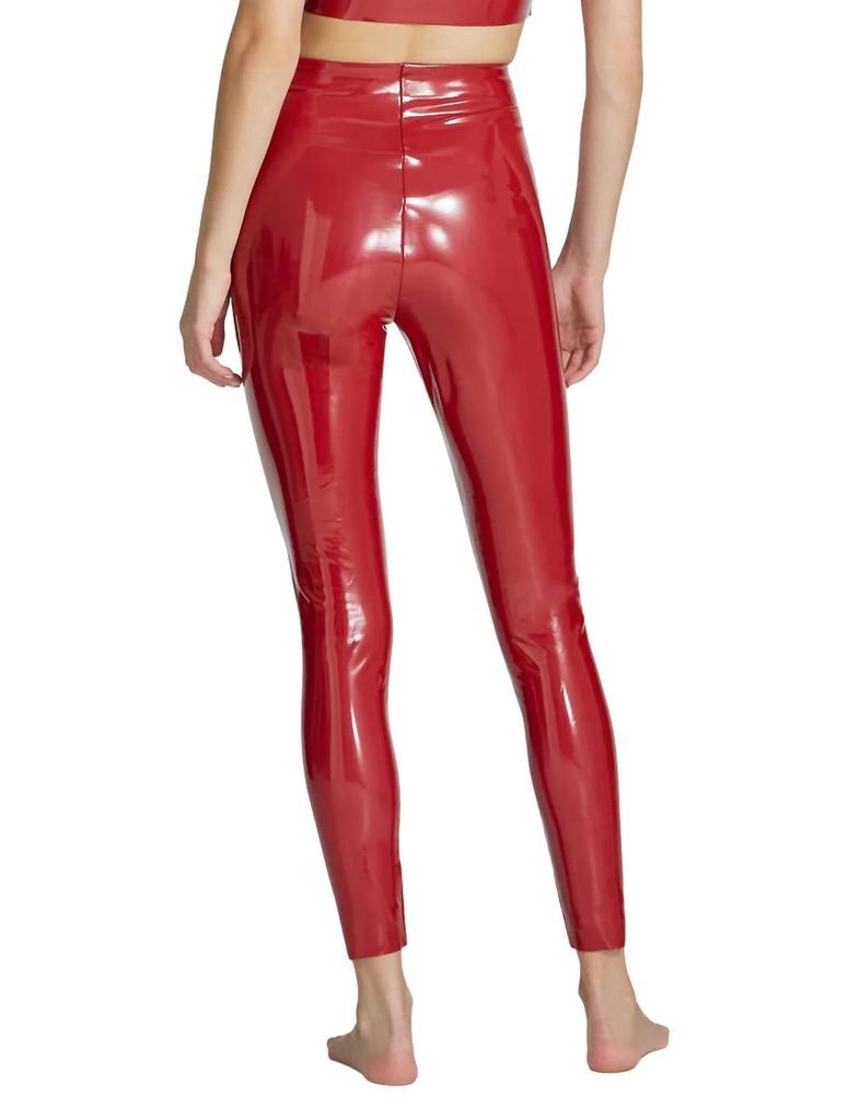 Commando Faux Patent Leather Legging In Lava