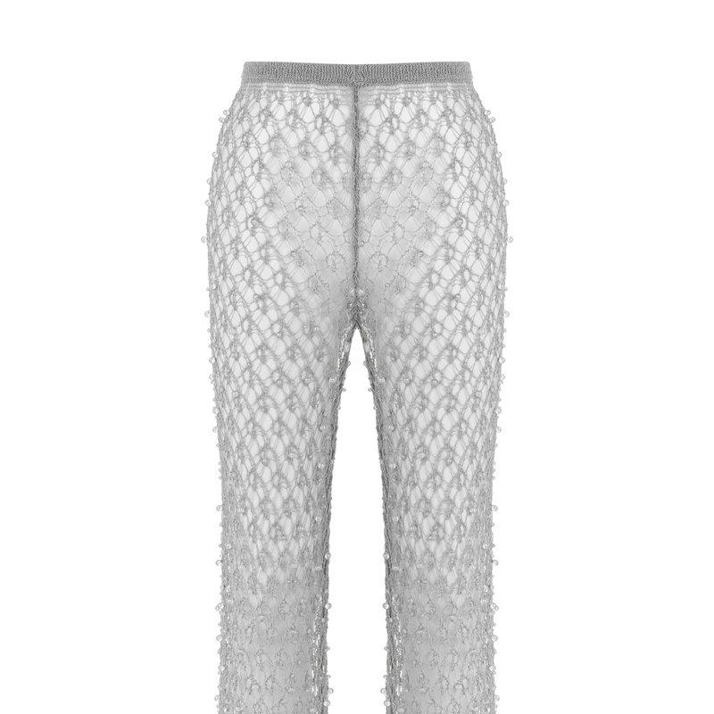 Nocturne Shimmering Threaded Mesh Pants