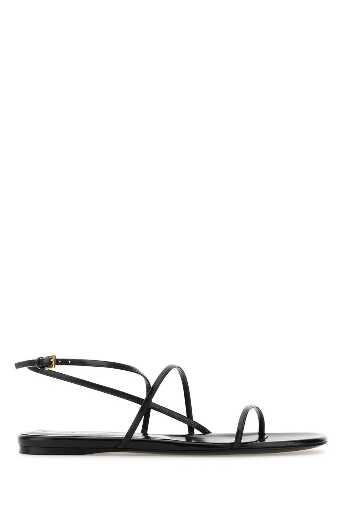 【送料&関税込】Khaite loop Kitten Sandals Loop Kitten Heel Sandal in Black Leather – KHAITE
