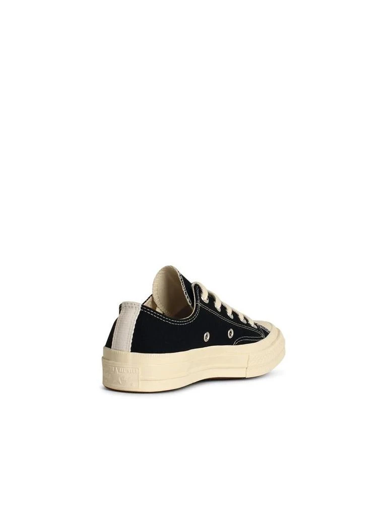 Comme des Garcons Converse X Comme Des Garçons Play 'Red Heart' Black Canvas Sneakers 3