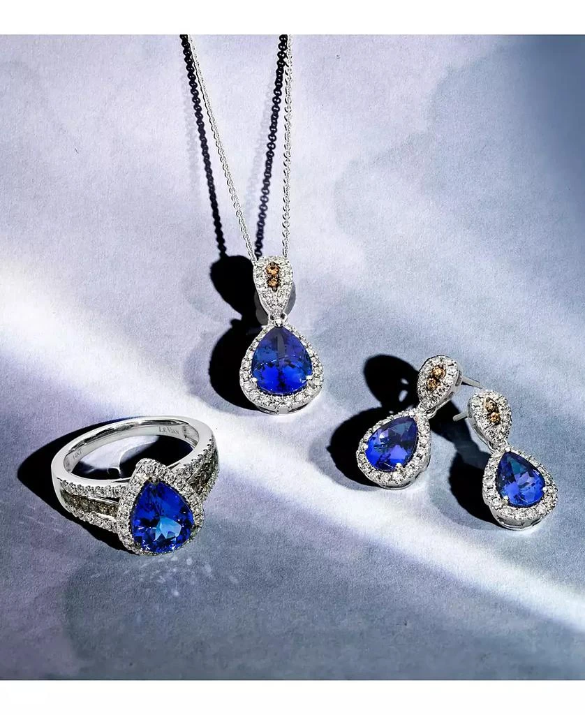 Le Vian Blueberry Tanzanite (2 ct. t.w.) 
Diamond (5/8 ct. t.w.) Ring in 14k White Gold (Also available in 14K Rose Gold and 14K Gold) 5