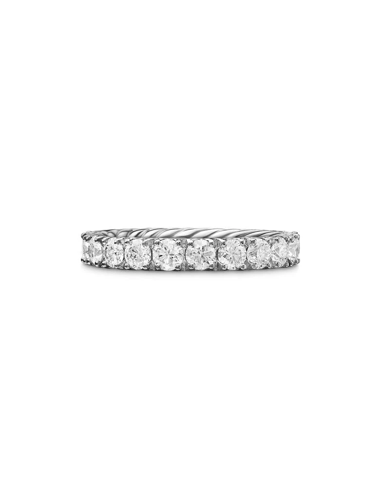 David Yurman Eden Eternity Band Ring in Platinum 1