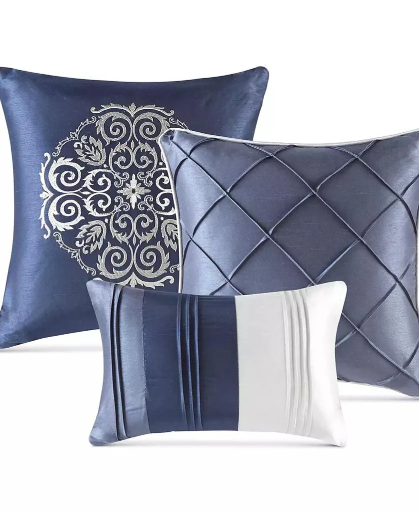 Madison Park Blaire Faux-Silk 7-Pc. Comforter Set 6