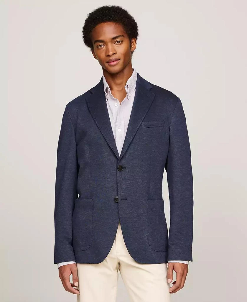 Tommy Hilfiger Men's Classic Fit Jersey Knit Blazer 1