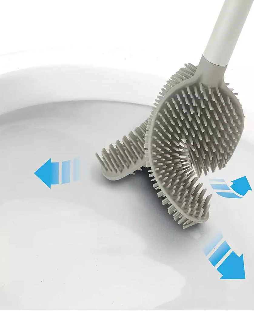 Joseph Joseph Flex 360 Advanced Toilet Brush with Matte Finish 5